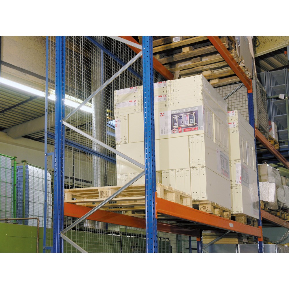 Numéro de l'image du produit 2: Paroi arrière grillagée pour rayonnage à palettes SCHULTE, type S, Hxl 1 000 x 2 700 mm