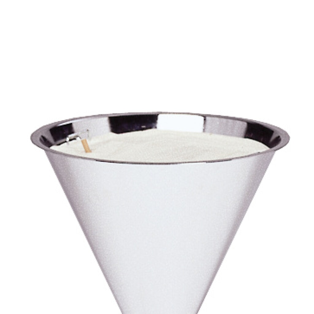 Sable quartz argent pour cendrier colonne, 25 kg Illustration du produit: Sable quartz argent pour cendrier colonne, 25 kg