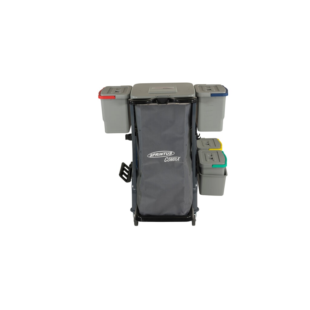 N° de l'image du produit 1 : Sac à linge sale/sac poubelle pour chariot de ménage COMBIX XL et PRO