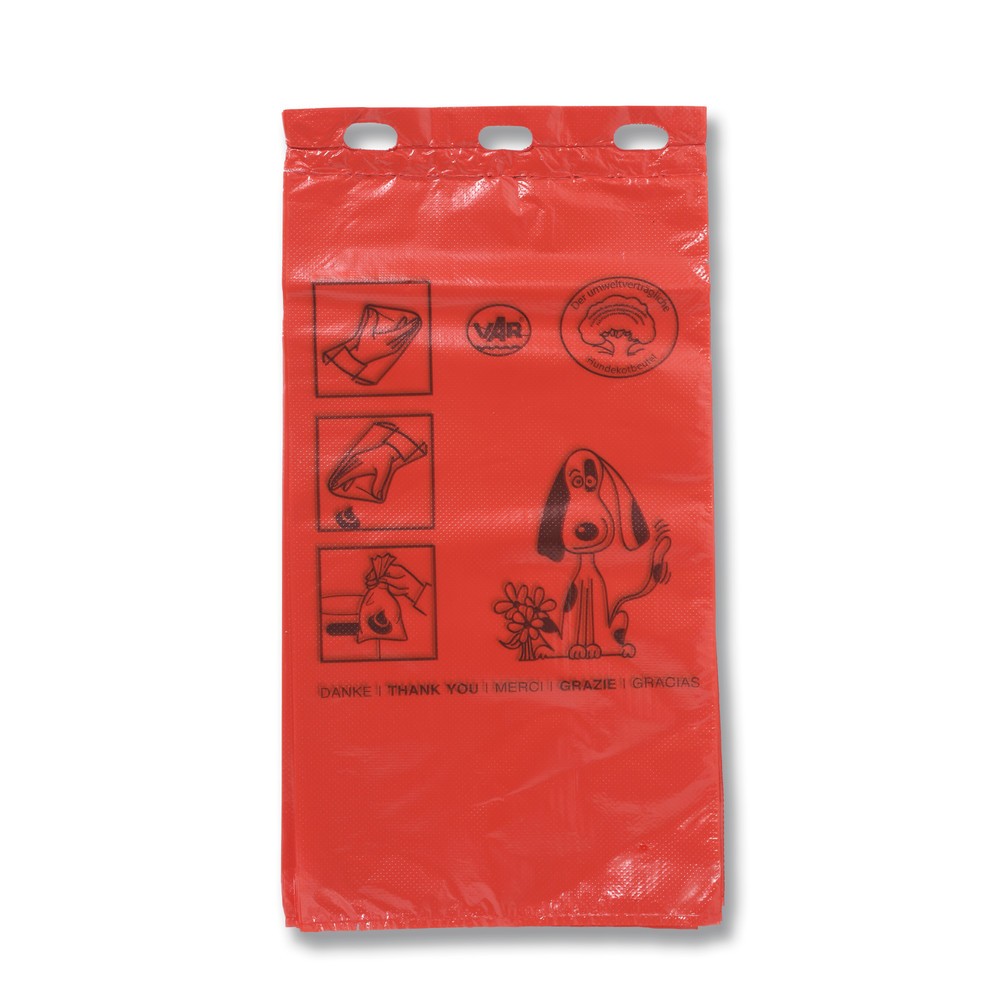 Numéro de l'image du produit 1: Sachets à excréments pour chien, 1.000 pièces/UV, rouge