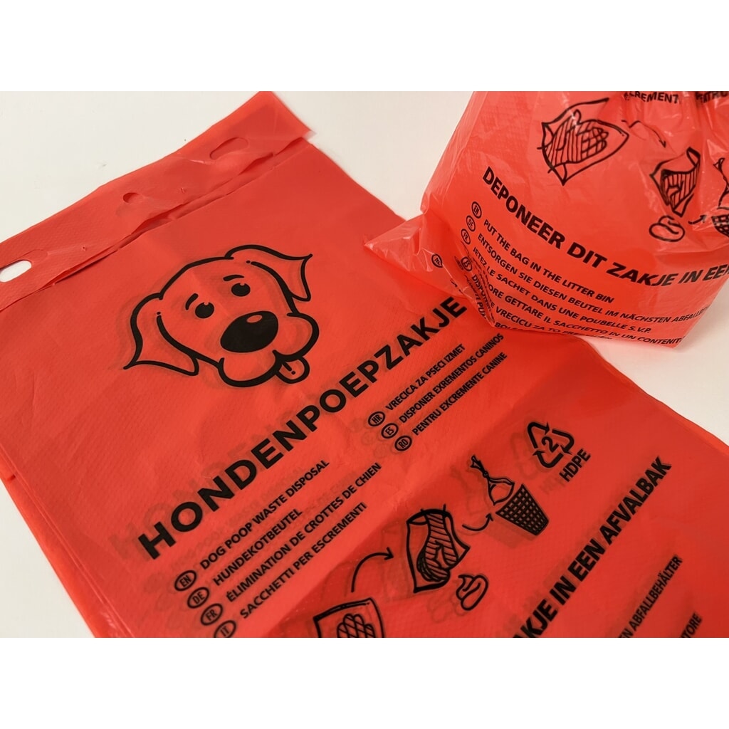 Sachets à excréments de chien, rouges, 5 000 pièces/UV Illustration du produit: Sachets à excréments de chien, rouges, 5 000 pièces/UV