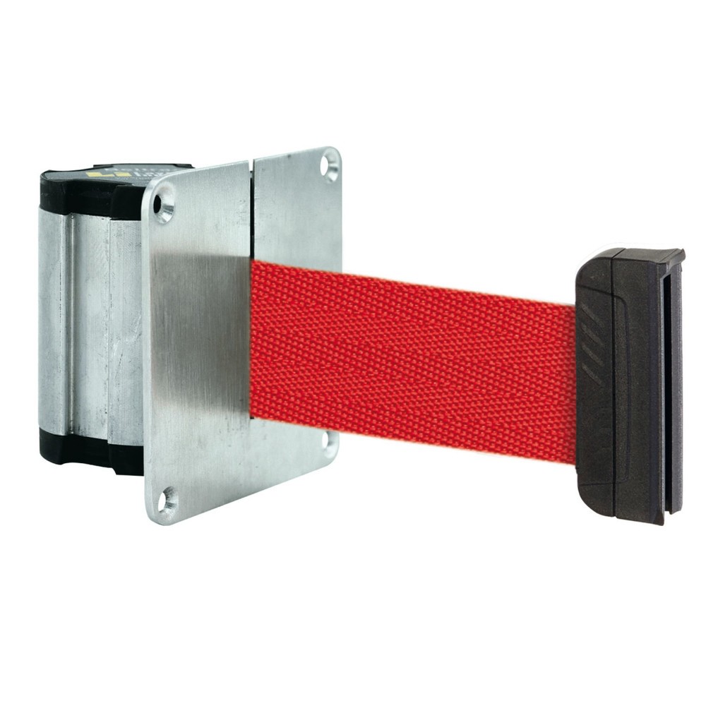 Illustration du produit: Sangle murale de délimitation M avec embout magnétique, longueur 2,3 m, rouge