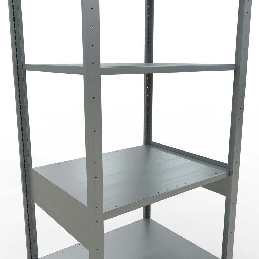 Numéro de l'image du produit 4: SCHULTE Rayonnage à tablettes galvanisé, charge par tablette 150 kg, HxlxP 2 500 x 810 x 636 mm