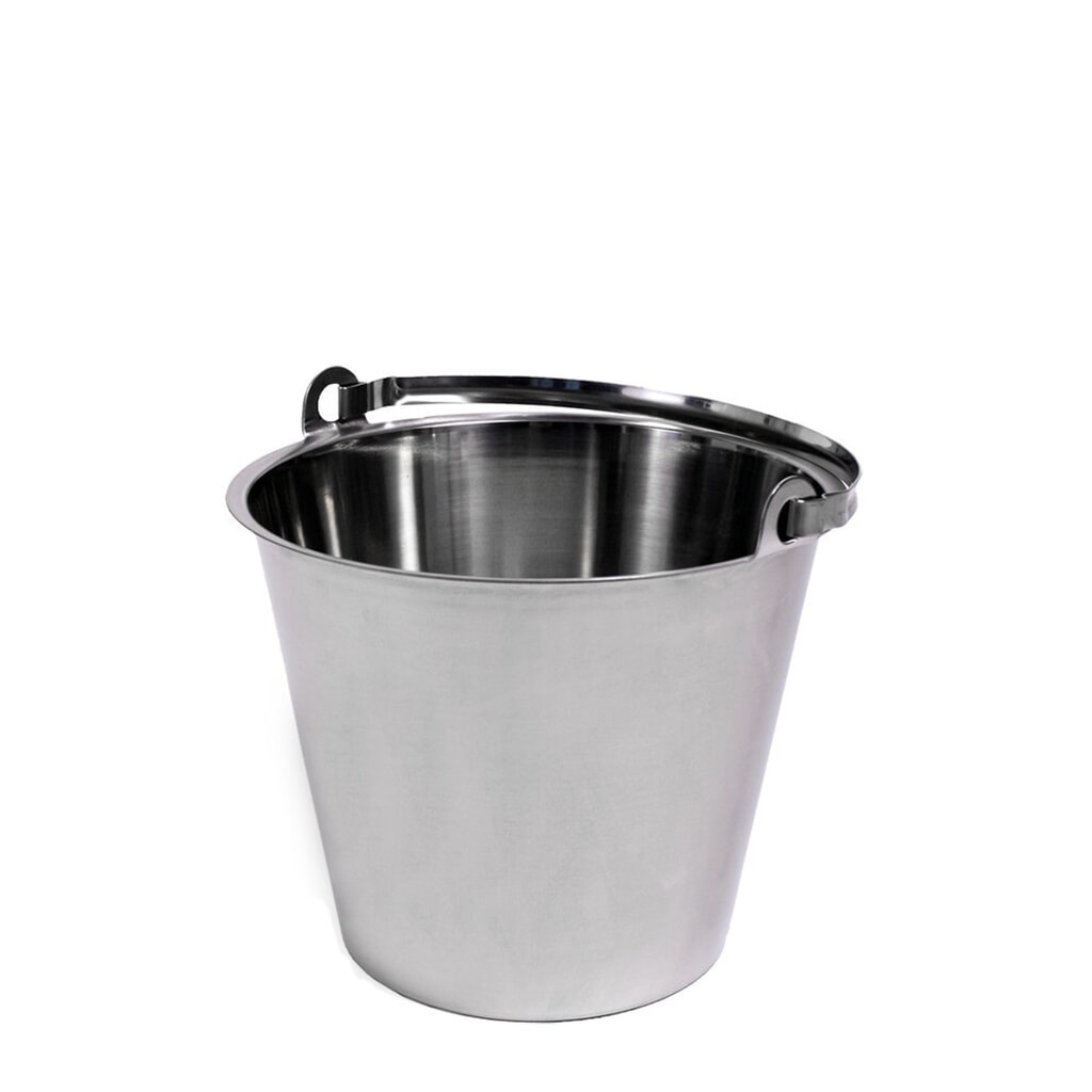 Seau en acier inoxydable RENNER, 7 litres Illustration du produit: Seau en acier inoxydable RENNER, 7 litres