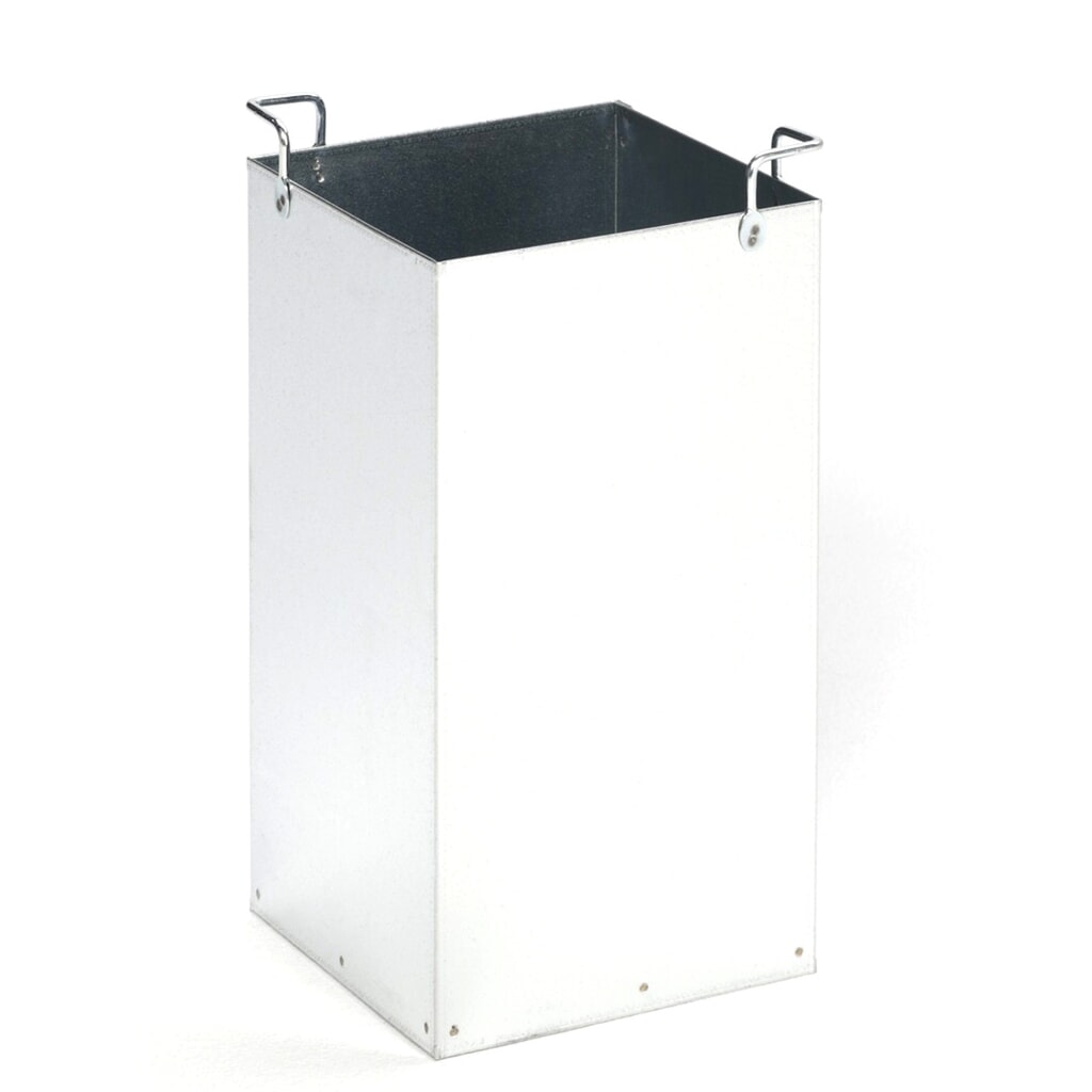 Illustration du produit: Seau intérieur pour combinaison cendrier-poubelle VAR®, modèle colonne, HxLxP 660 x 250 x 250 mm