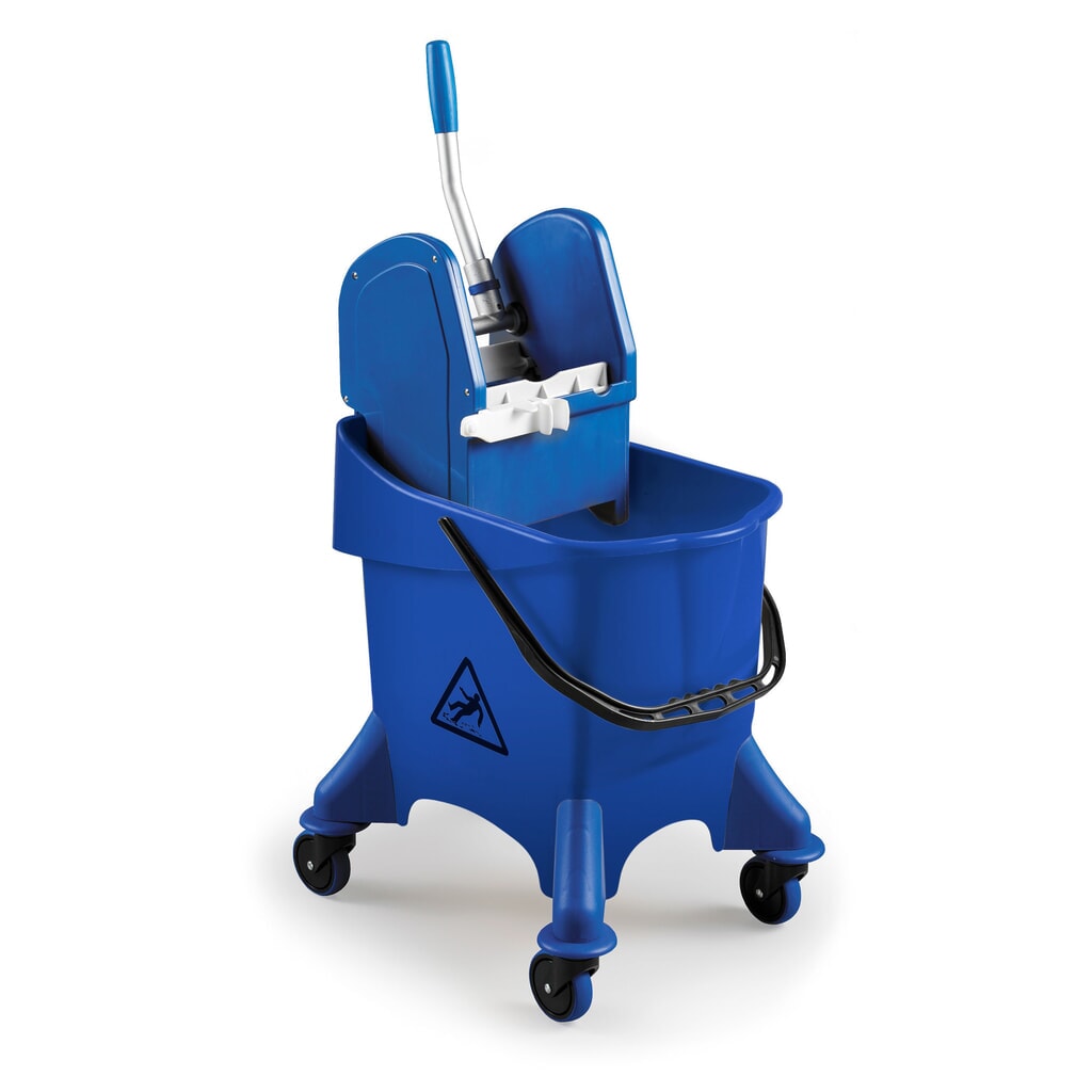 Illustration du produit: Seau simple sur roulettes Poly I, 1x 30 litres, presse à serpillière