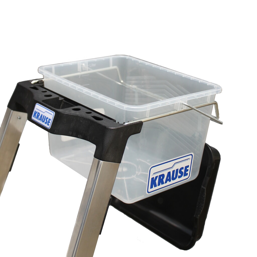 Seau système pour escabeau à marches KRAUSE® Illustration du produit: Seau système pour escabeau à marches KRAUSE®