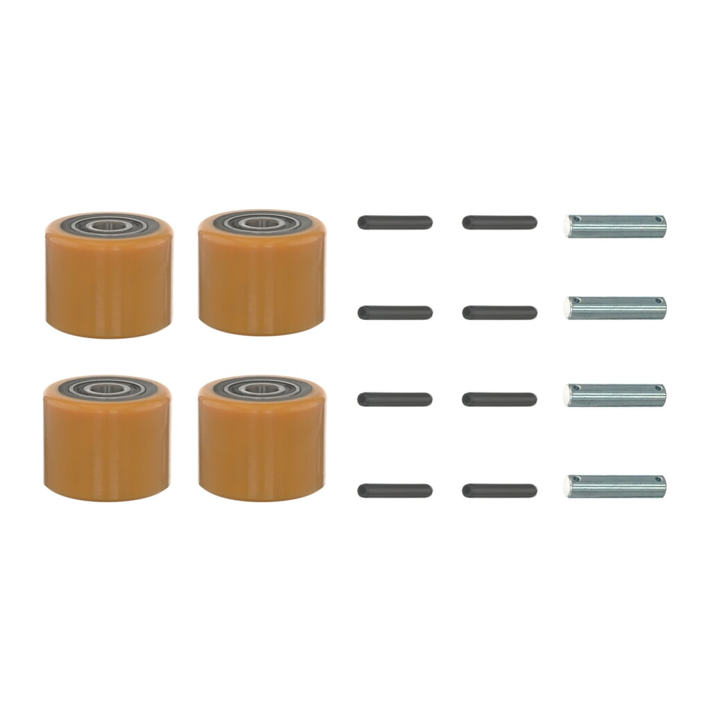 Kit d'auto-entretien pour transpalette électrique AntOn par Jungheinrich PTL 1.5 - changement des rouleaux de charge, 17 pièces Illustration du produit: Kit d'auto-entretien pour transpalette électrique AntOn par Jungheinrich PTL 1.5 - changement des rouleaux de charge, 17 pièces