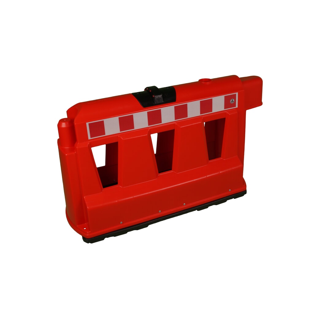 Séparateur de chaussée en plastique, rouge Illustration du produit: Séparateur de chaussée en plastique, rouge