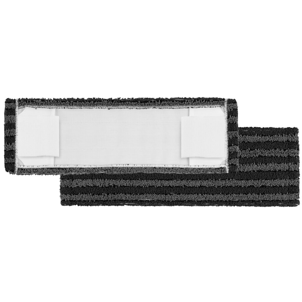Serpillière en microfibre Dust Killer Grey, à poches et lanières, largeur 400 mm Illustration du produit: Serpillière en microfibre Dust Killer Grey, à poches et lanières, largeur 400 mm