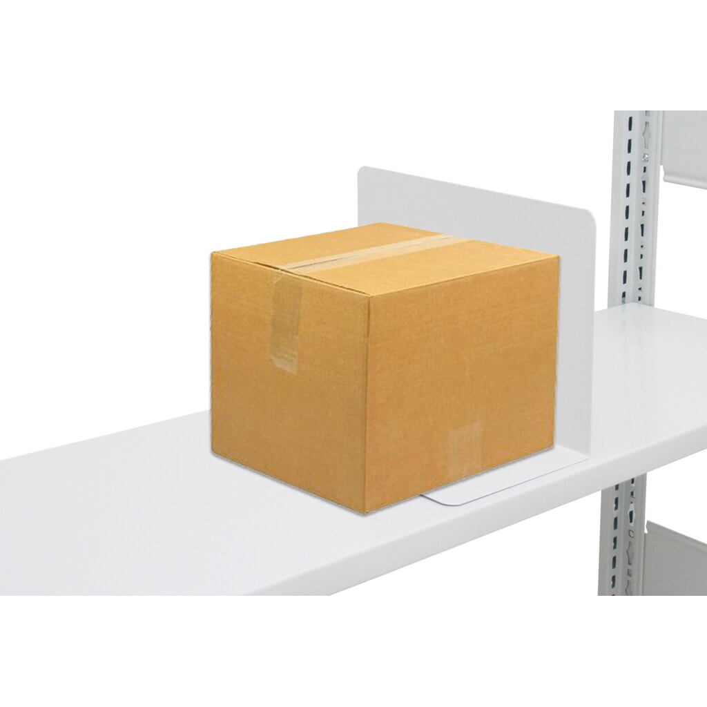 Serre-livres pour rayonnage à tablettes SCHULTE, gris clair, HxP 200 x 300 mm N° de l'image du produit 2 : Serre-livres pour rayonnage à tablettes SCHULTE, gris clair, HxP 200 x 300 mm