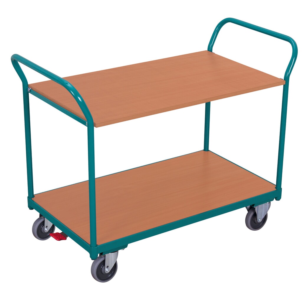 Servante Ameise®, 2 plateaux de 850 x 500 mm N° de l'image du produit 1 : Servante Ameise®, 2 plateaux de 850 x 500 mm