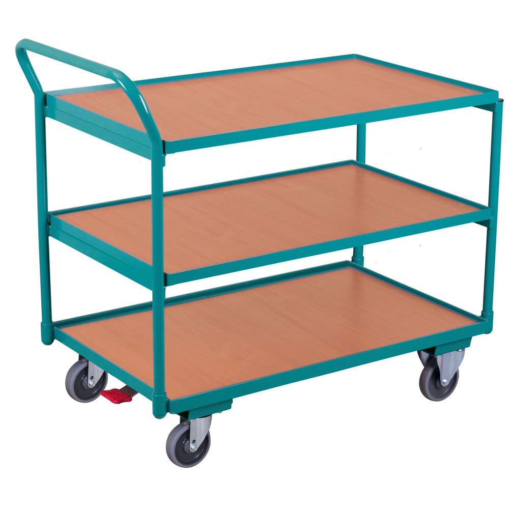 Numéro de l'image du produit 1: Servante Ameise®, arceau haut, 3 plateaux de 1 000 x 600 mm