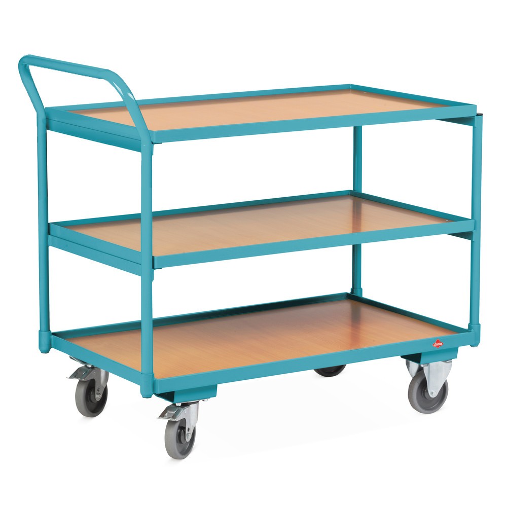 Numéro de l'image du produit 4: Servante Ameise®, arceau haut, 3 plateaux de 1 000 x 600 mm