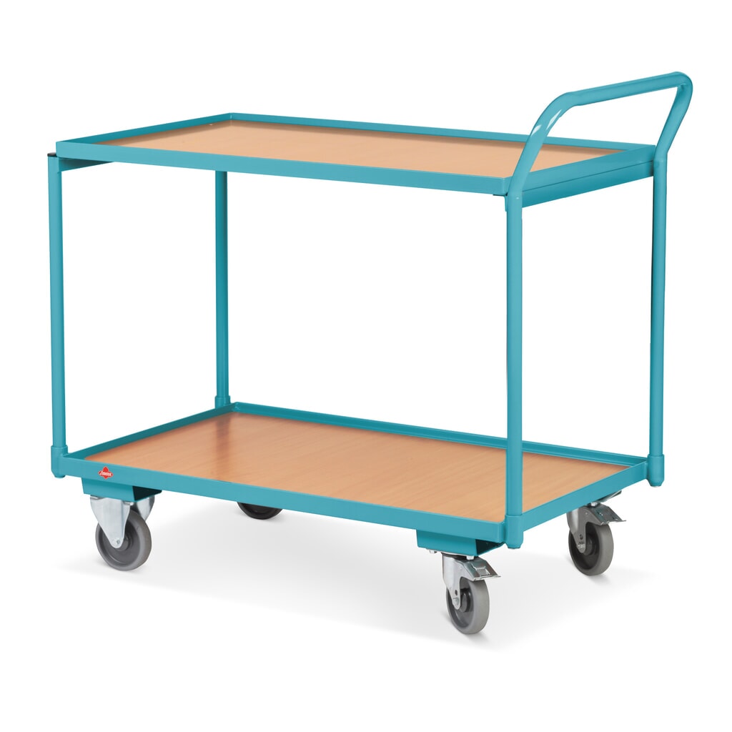 Servante Ameise®, arceau haut, 2 plateaux de 850 x 500 mm N° de l'image du produit 3 : Servante Ameise®, arceau haut, 2 plateaux de 850 x 500 mm