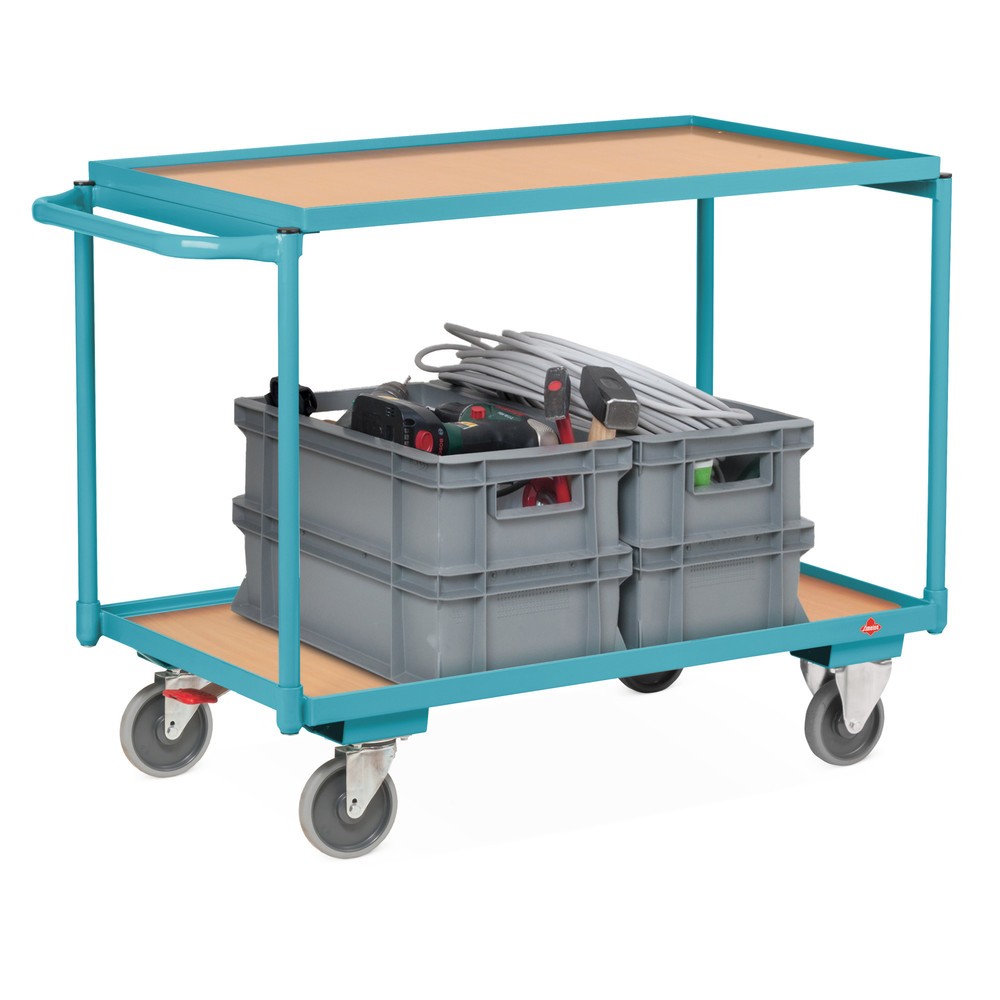 Numéro de l'image du produit 1: Servante Ameise®, poignée horizontale, 3 étagères de 1 000 x 600 mm, capacité de charge 250 kg