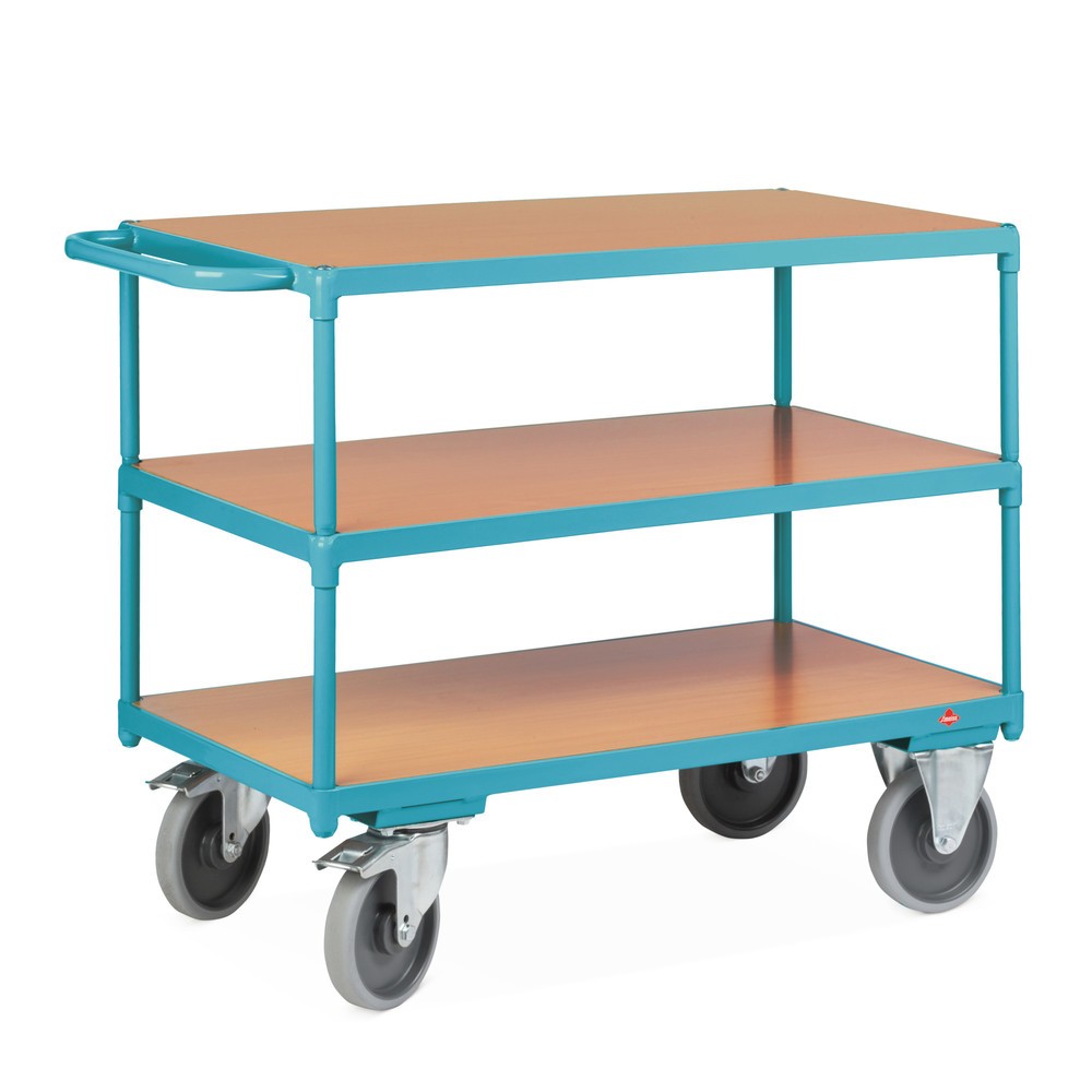 Numéro de l'image du produit 3: Servante Ameise®, poignée horizontale, 3 étagères de 1 000 x 700 mm, capacité de charge 500 kg