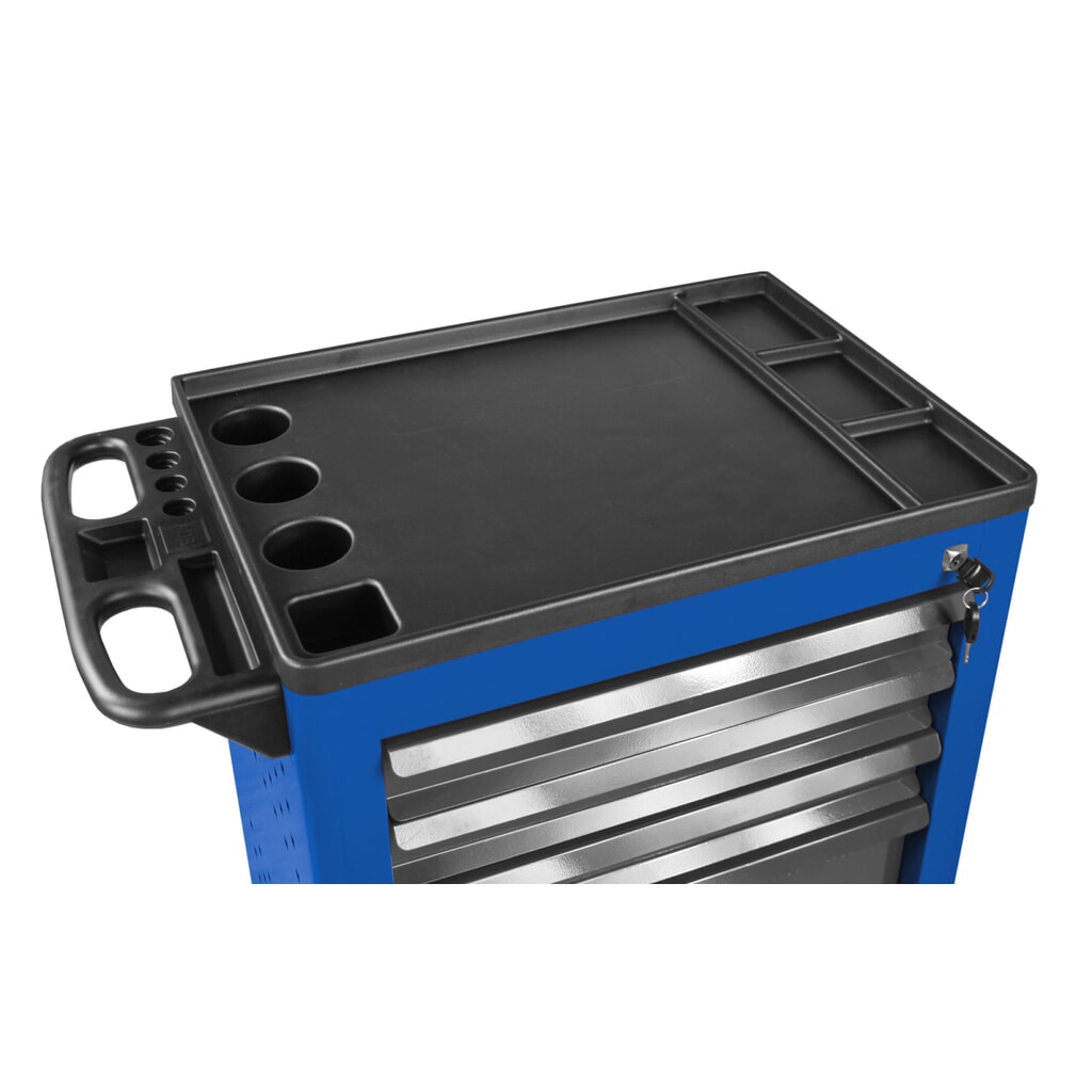 Servante d'atelier HEMMDAL, avec assortiment d'outils de 115 pièces, bleu N° de l'image du produit 2 : Servante d'atelier HEMMDAL, avec assortiment d'outils de 115 pièces, bleu