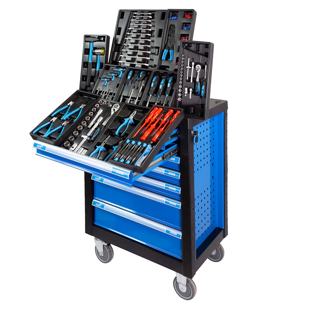 Servante d'atelier RAPTOR, avec assortiment d'outils de 250 pièces Illustration du produit: Servante d'atelier RAPTOR, avec assortiment d'outils de 250 pièces
