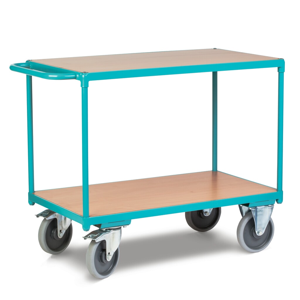 Servante lourde Ameise®, 2 plateaux à 1 000 x 700 mm N° de l'image du produit 5 : Servante lourde Ameise®, 2 plateaux à 1 000 x 700 mm