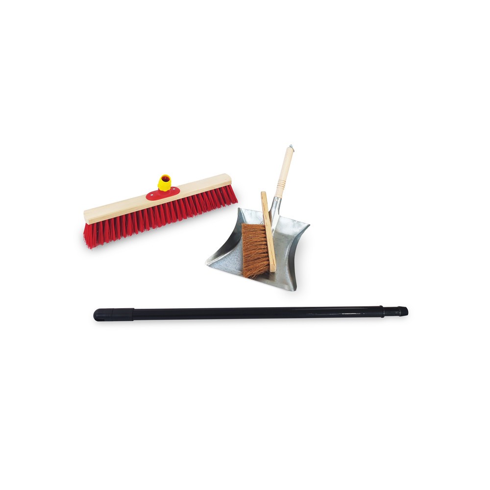 Numéro de l'image du produit 2: Steinbock® Lot de balais de rue, y compris balai, pelle à poussière et balayette