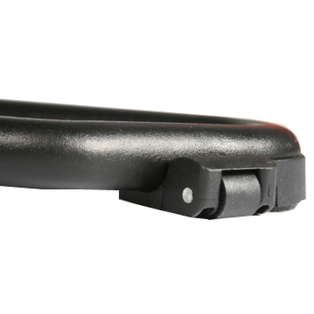 Chaise assis-debout à roulettes, assise en PU inclinable, hauteur d'assise 610-860 mm, patins, pied N° de l'image du produit 2 : Chaise assis-debout à roulettes, assise en PU inclinable, hauteur d'assise 610-860 mm, patins, pied