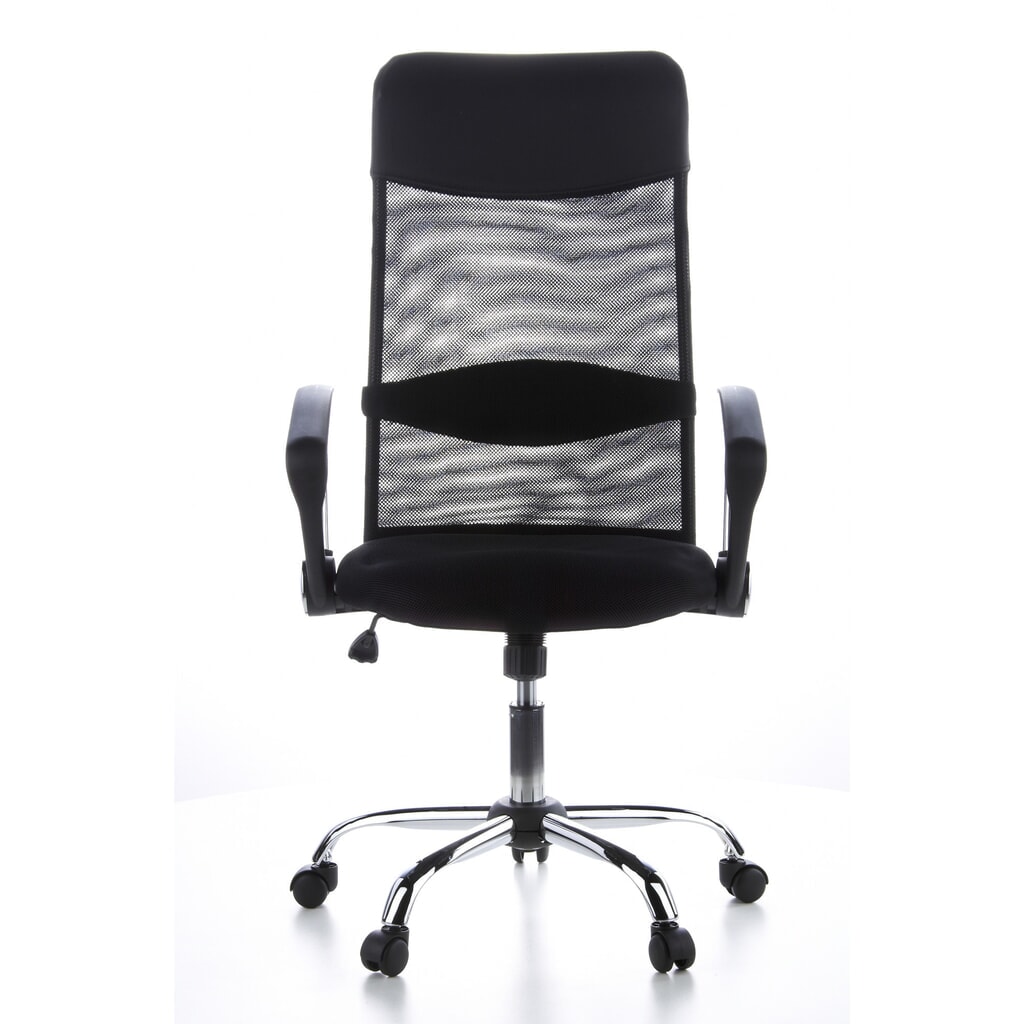 Siège de bureau / fauteuil de direction hjh OFFICE ARIA HIGH tissu, noir Illustration du produit: Siège de bureau / fauteuil de direction hjh OFFICE ARIA HIGH tissu, noir