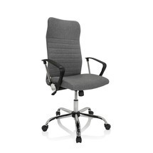 N° de l'image du produit 2 : Siège de bureau / fauteuil de direction hjh OFFICE ARTON 40 tissu, gris
