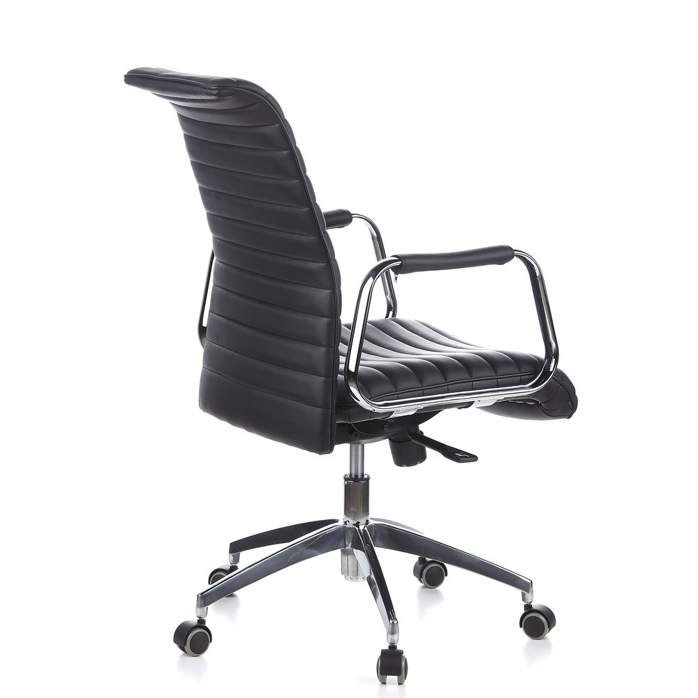 N° de l'image du produit 6 : Siège de bureau / fauteuil de direction hjh OFFICE ASPERA 10 cuir, noir