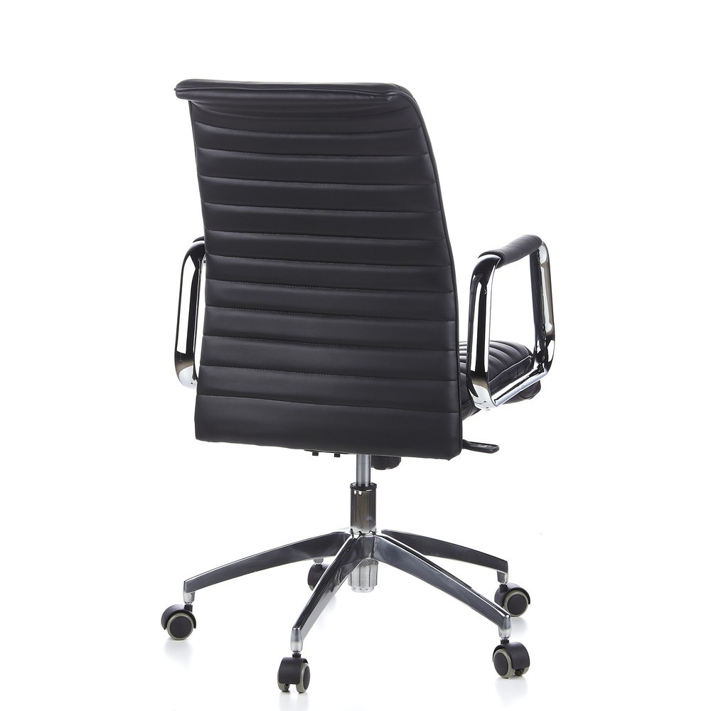 N° de l'image du produit 7 : Siège de bureau / fauteuil de direction hjh OFFICE ASPERA 10 cuir, noir