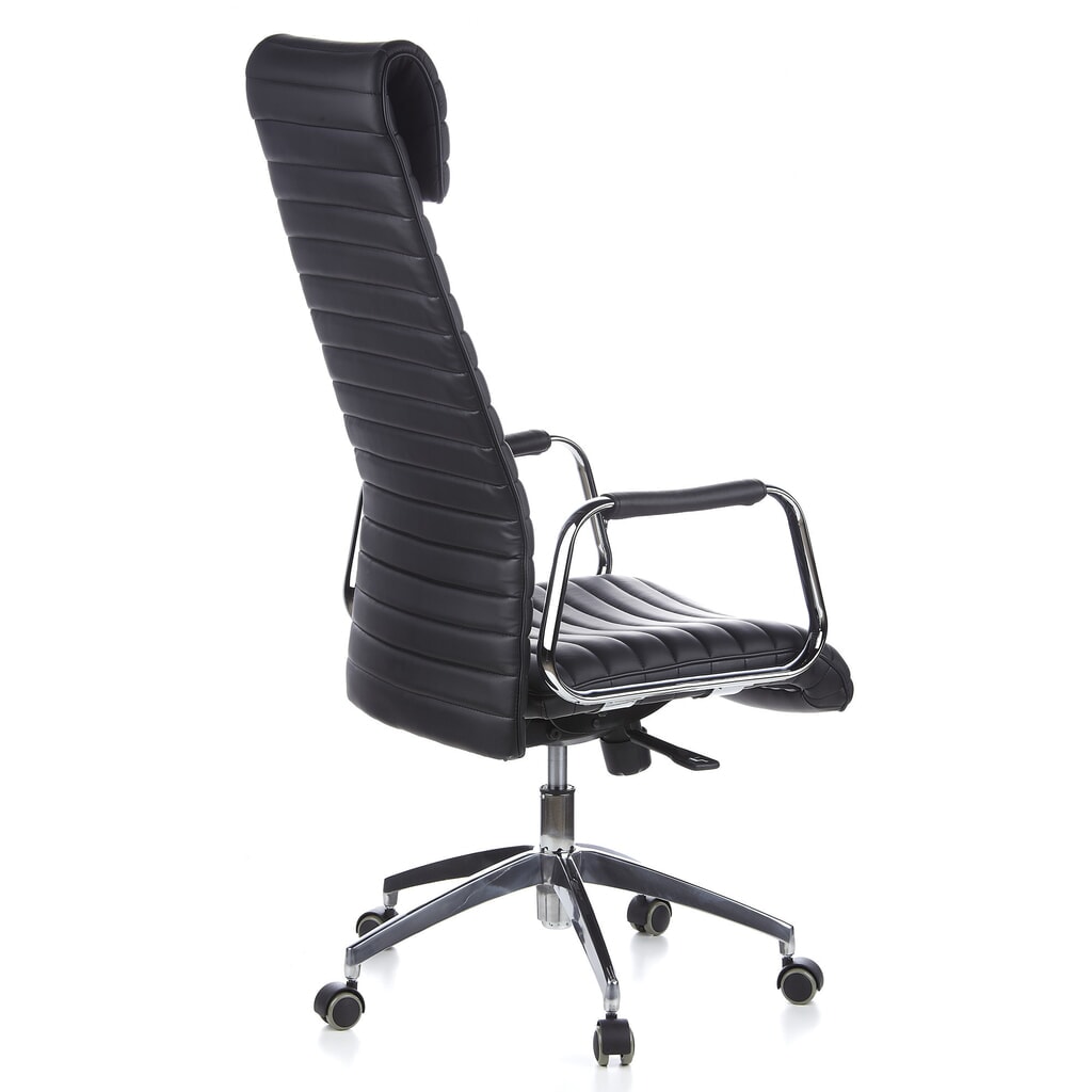 Siège de bureau / fauteuil de direction hjh ASPERA 20 cuir, noir N° de l'image du produit 6 : Siège de bureau / fauteuil de direction hjh ASPERA 20 cuir, noir