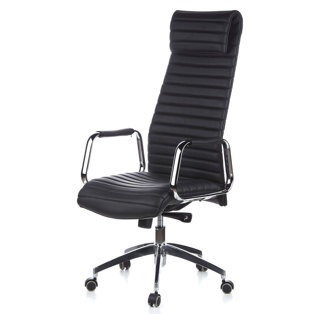 Siège de bureau / fauteuil de direction hjh ASPERA 20 cuir, noir N° de l'image du produit 11 : Siège de bureau / fauteuil de direction hjh ASPERA 20 cuir, noir