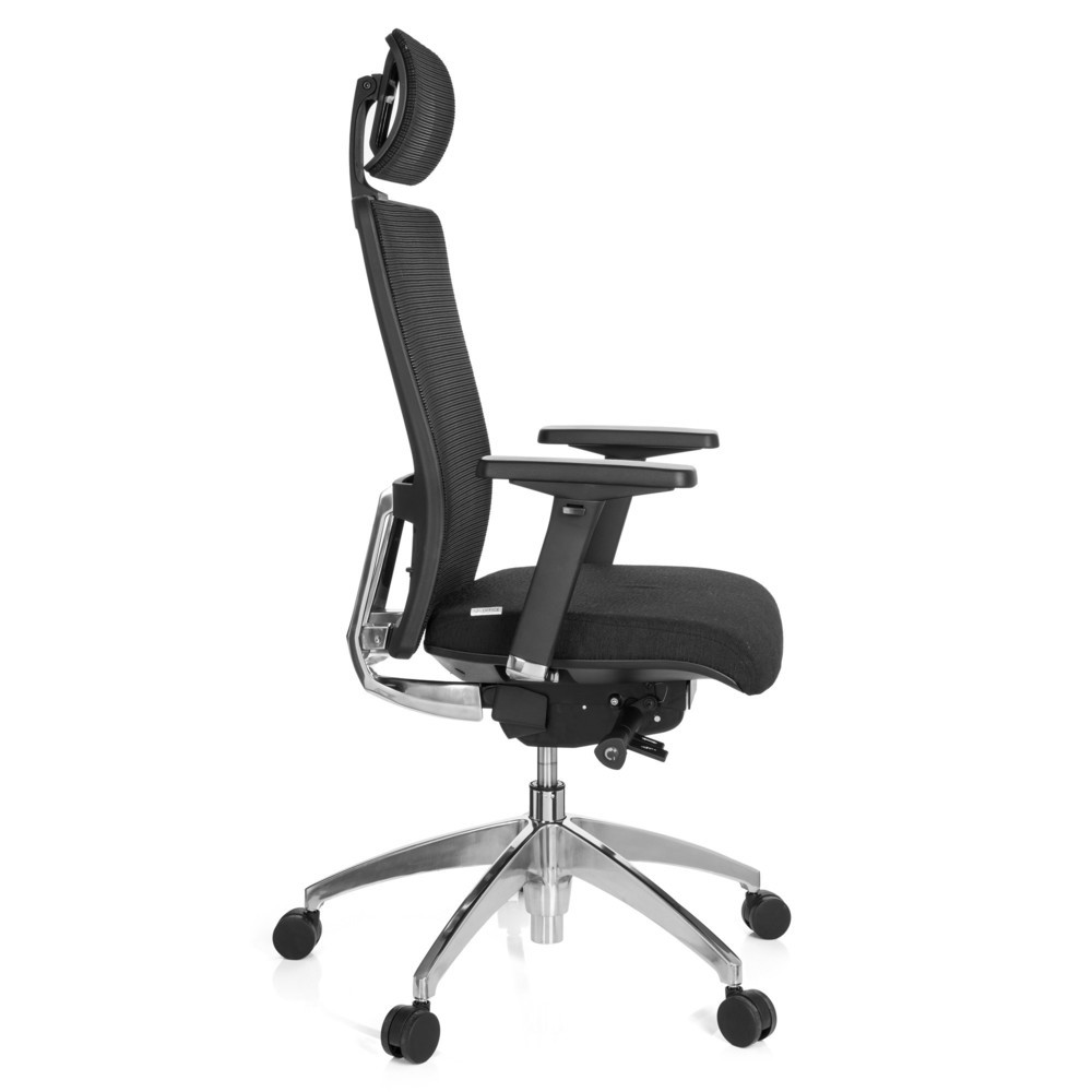 Numéro de l'image du produit 3: Siège de bureau / fauteuil de direction hjh OFFICE ASTRA LUX tissu/maille, noir