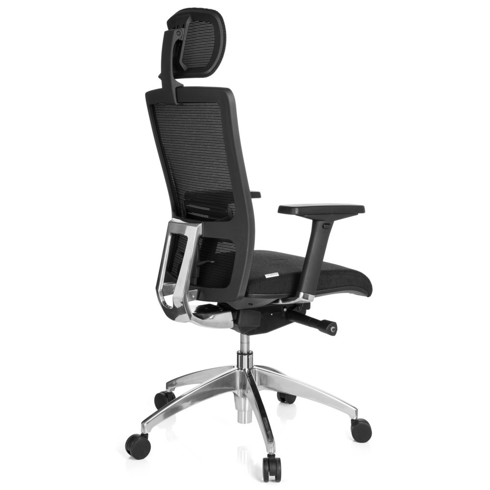 Numéro de l'image du produit 4: Siège de bureau / fauteuil de direction hjh OFFICE ASTRA LUX tissu/maille, noir