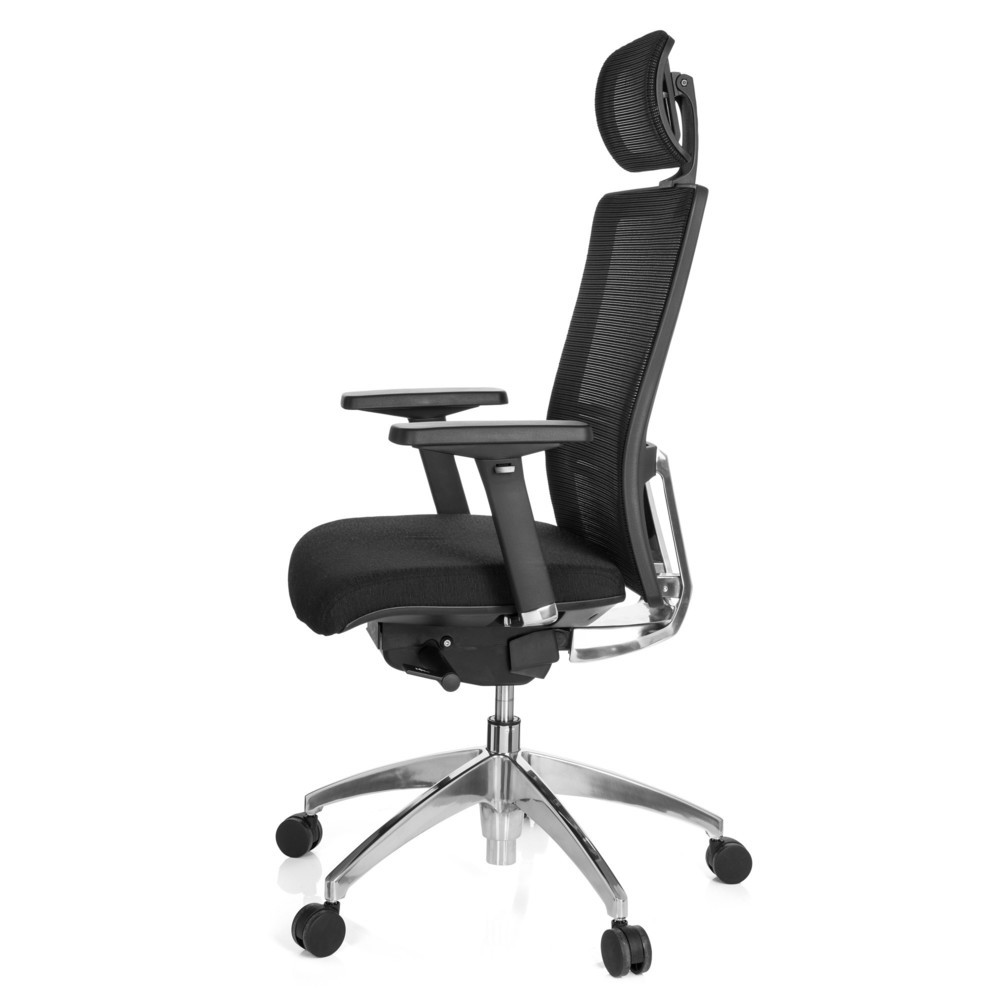 Numéro de l'image du produit 8: Siège de bureau / fauteuil de direction hjh OFFICE ASTRA LUX tissu/maille, noir
