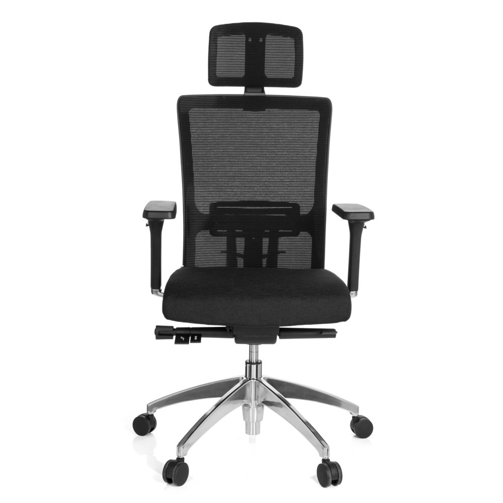 Numéro de l'image du produit 1: Siège de bureau / fauteuil de direction hjh OFFICE ASTRA LUX tissu/maille, noir