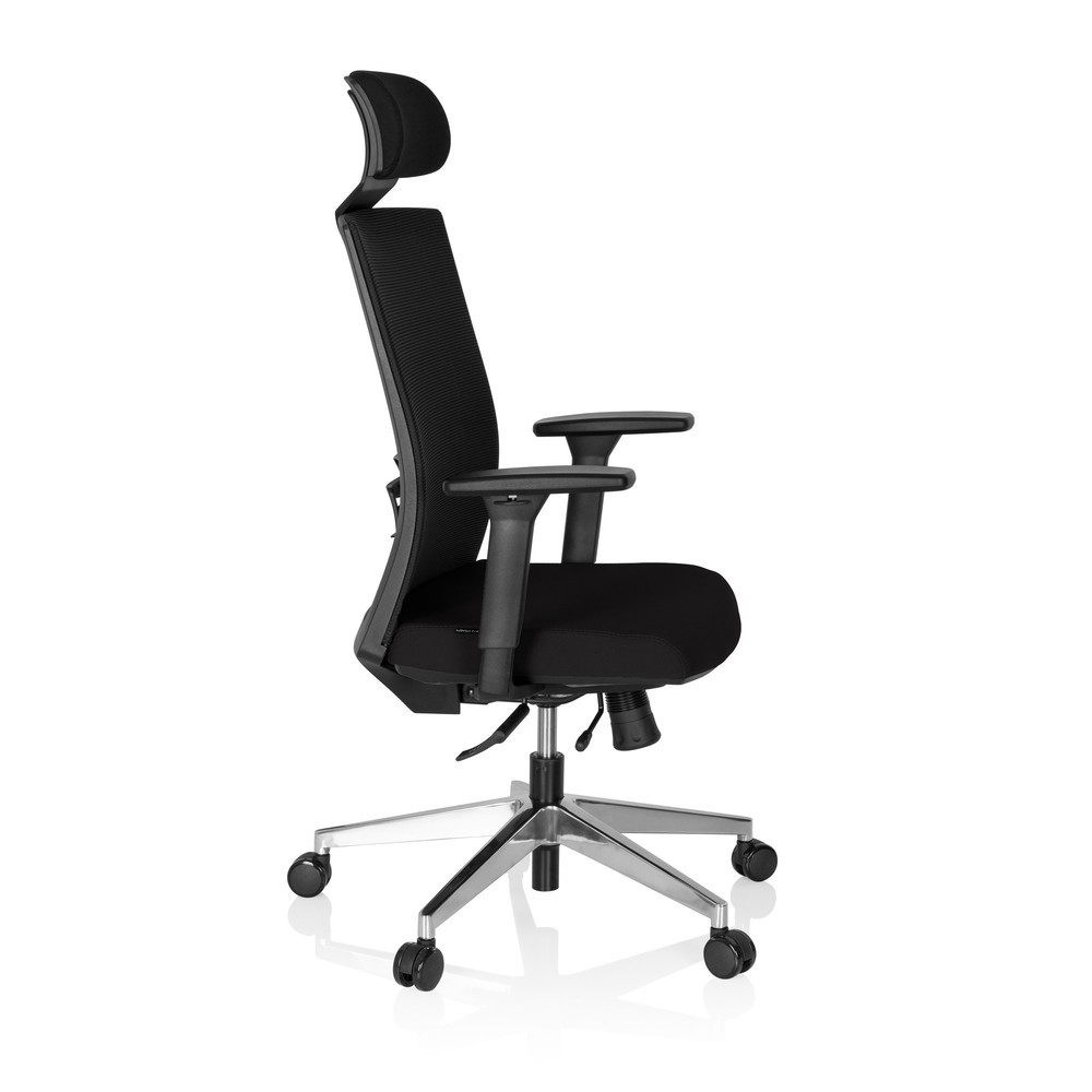 Numéro de l'image du produit 3: Siège de bureau / fauteuil de direction hjh OFFICE CAPTIVA tissu/maille, noir