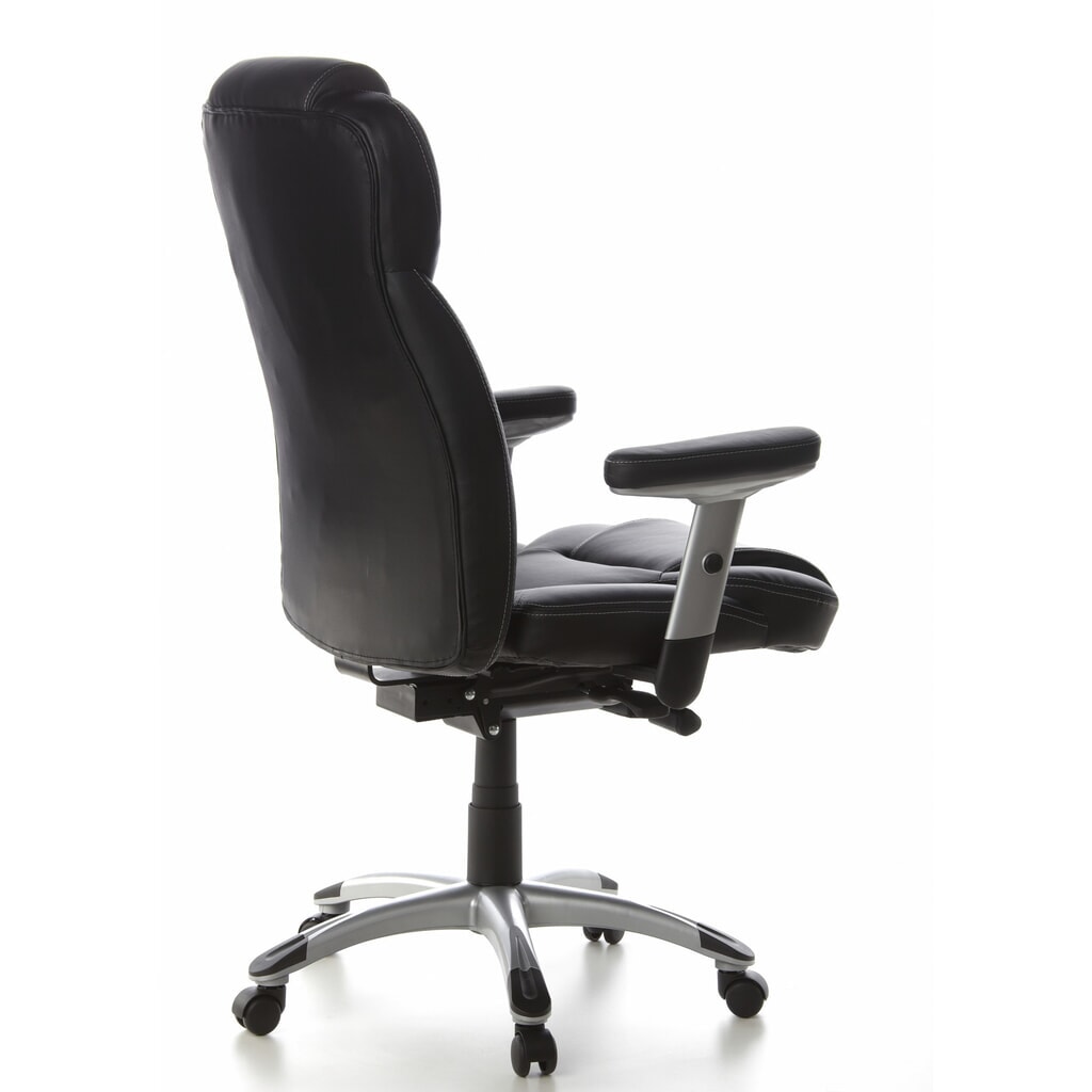 Siège de bureau / fauteuil de direction hjh OFFICE EMBASSY 200 cuir, noir N° de l'image du produit 6 : Siège de bureau / fauteuil de direction hjh OFFICE EMBASSY 200 cuir, noir