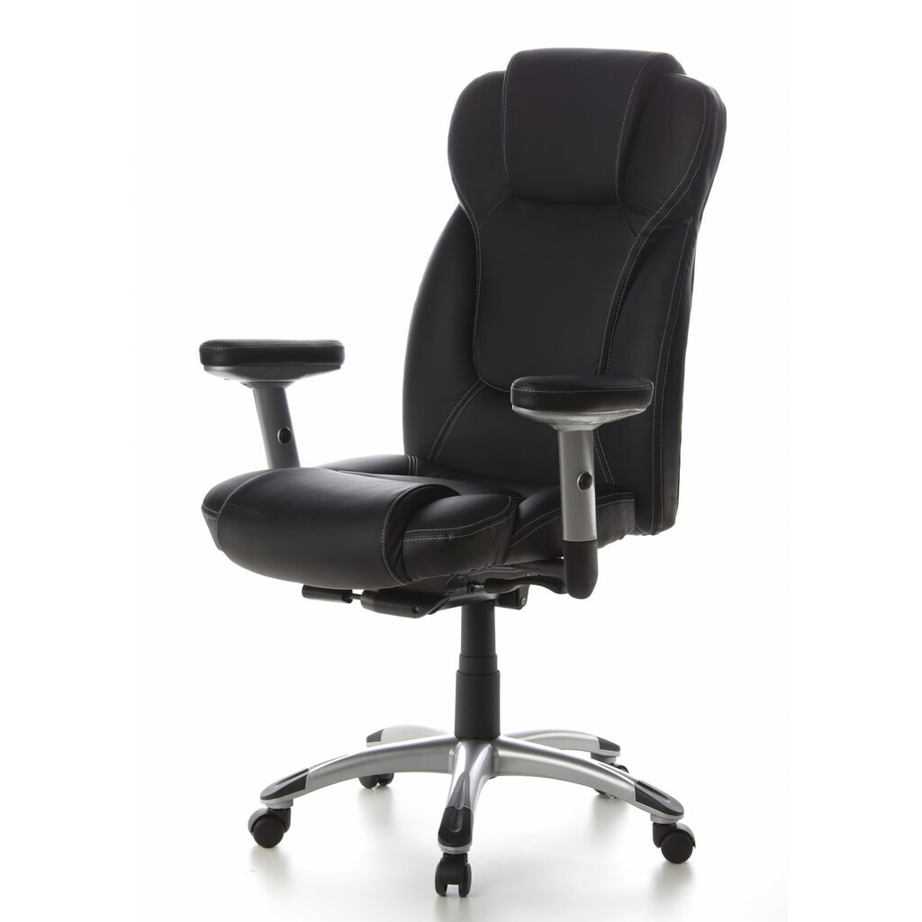 Siège de bureau / fauteuil de direction hjh OFFICE EMBASSY 200 cuir, noir N° de l'image du produit 11 : Siège de bureau / fauteuil de direction hjh OFFICE EMBASSY 200 cuir, noir