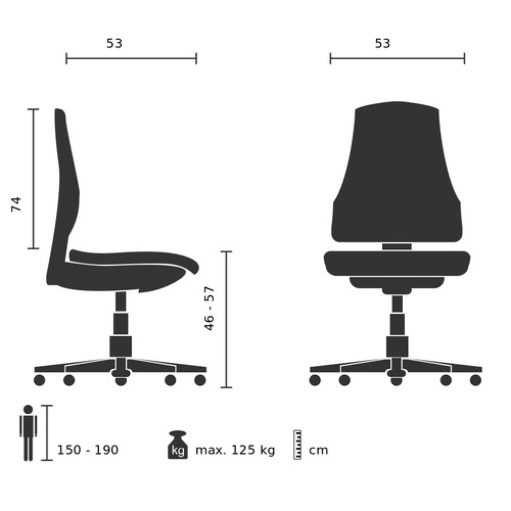 N° de l'image du produit 12 : Siège de bureau / fauteuil de direction hjh OFFICE EMBASSY 200 cuir, noir