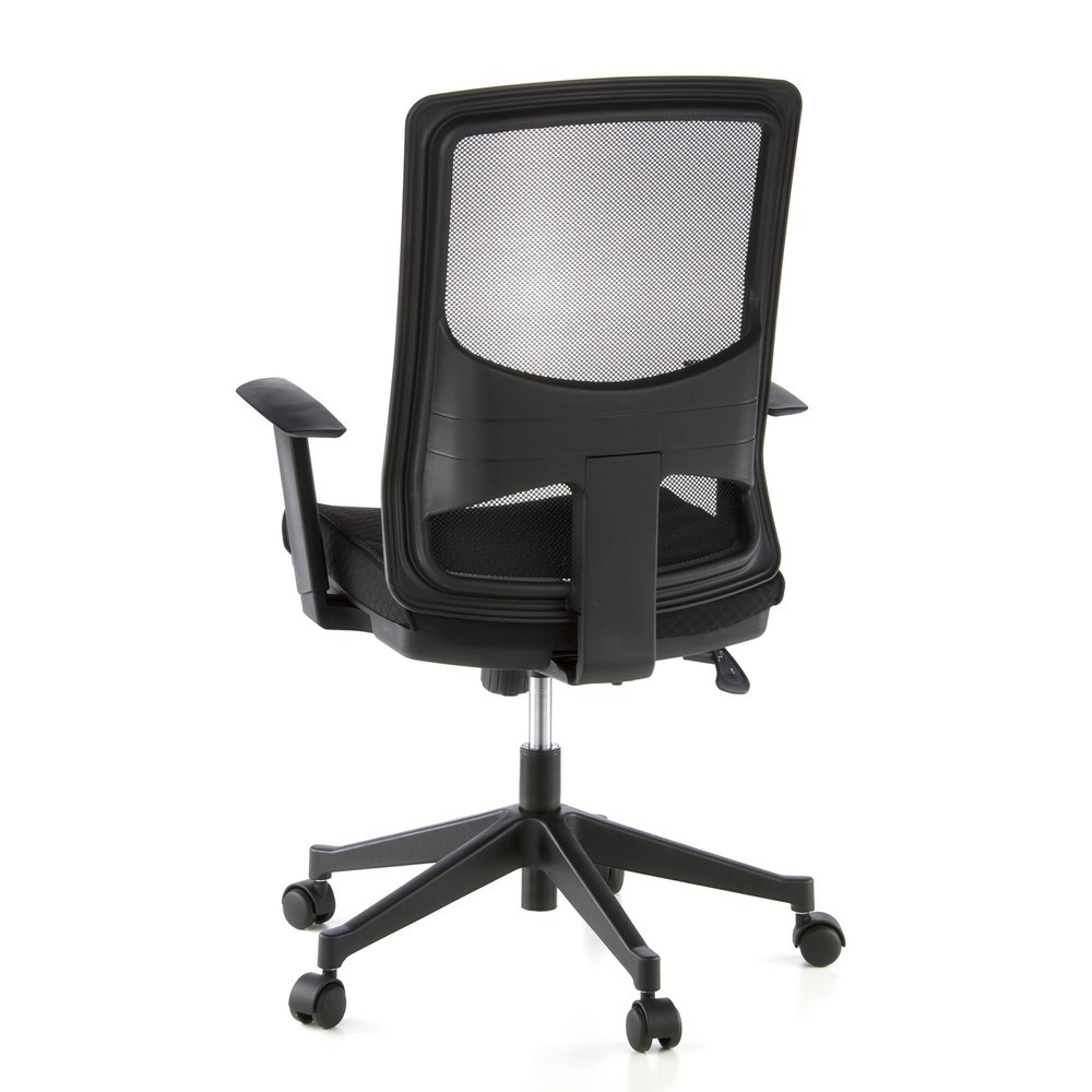 N° de l'image du produit 6 : Siège de bureau / fauteuil de direction hjh OFFICE LAVITA tissu, noir
