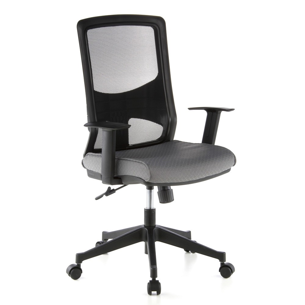 Numéro de l'image du produit 2: Siège de bureau / fauteuil de direction hjh OFFICE LAVITA tissu, noir/gris