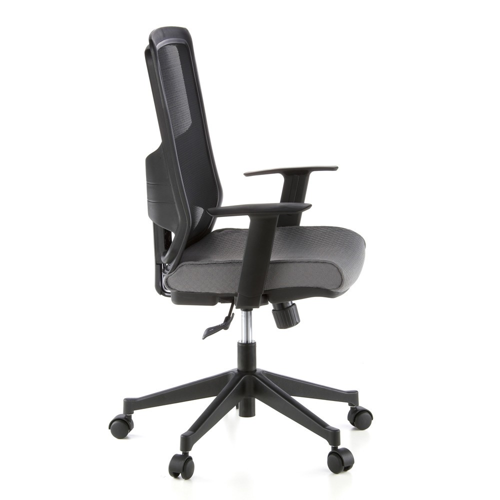 Numéro de l'image du produit 3: Siège de bureau / fauteuil de direction hjh OFFICE LAVITA tissu, noir/gris