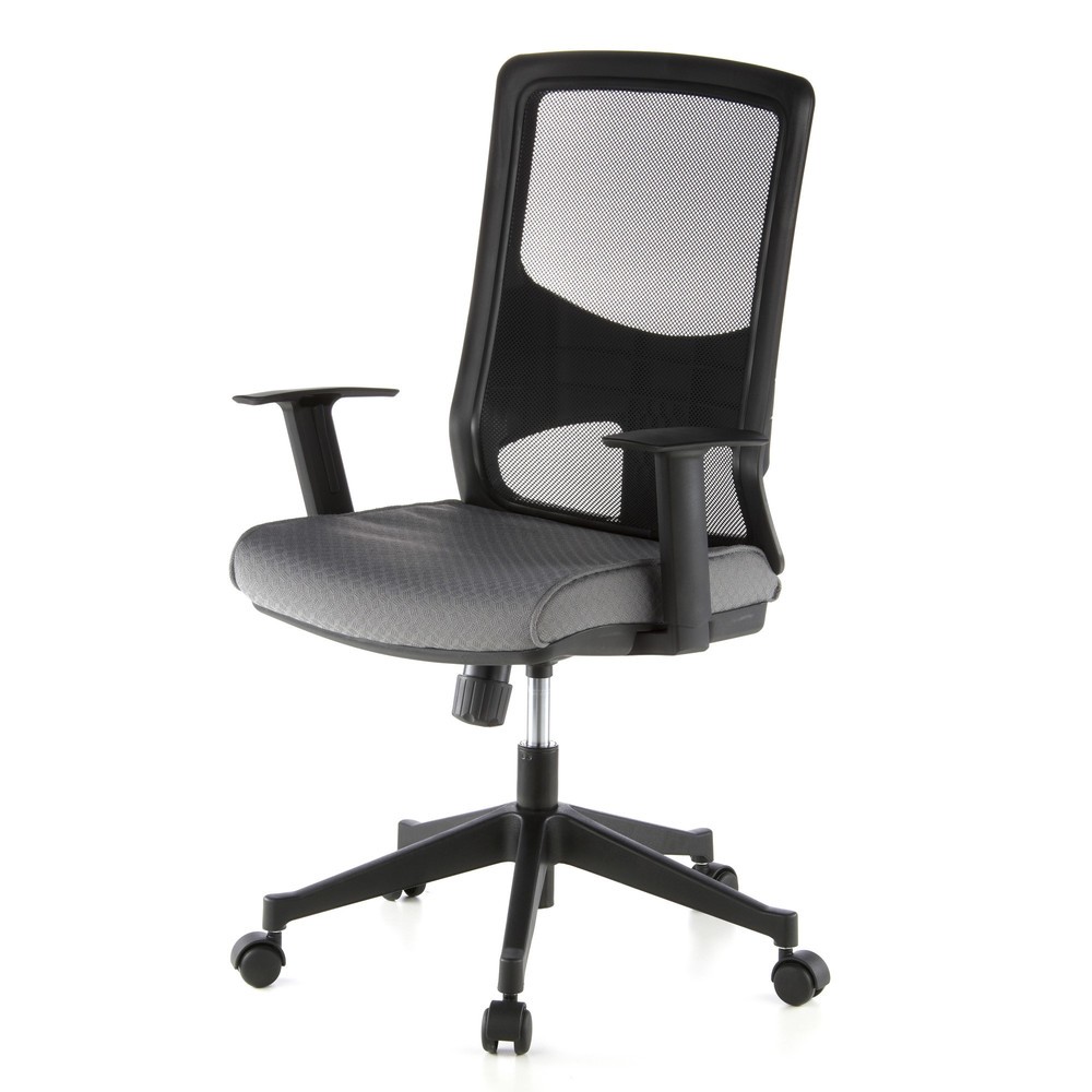Numéro de l'image du produit 9: Siège de bureau / fauteuil de direction hjh OFFICE LAVITA tissu, noir/gris