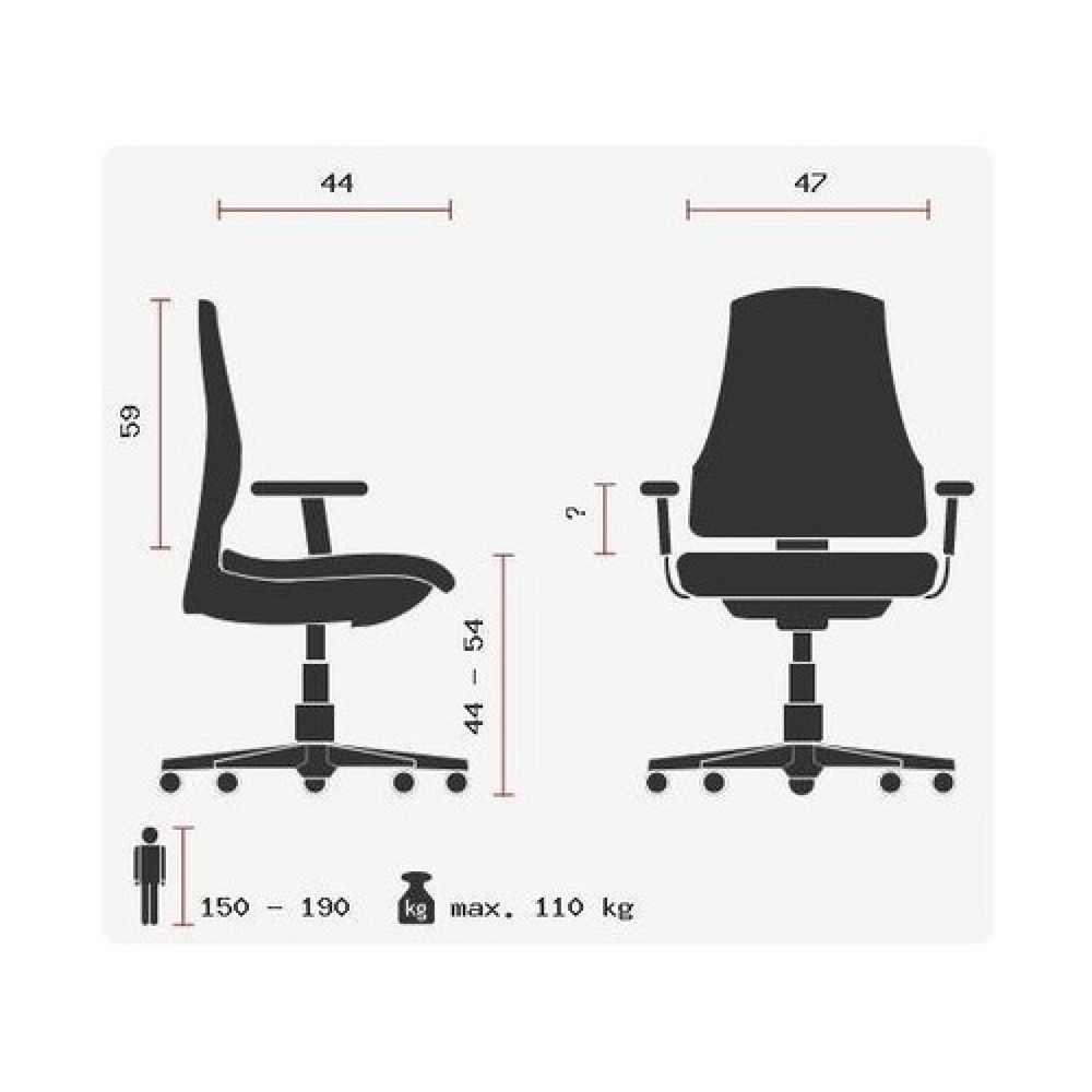 Numéro de l'image du produit 10: Siège de bureau / fauteuil de direction hjh OFFICE LAVITA tissu, noir/gris