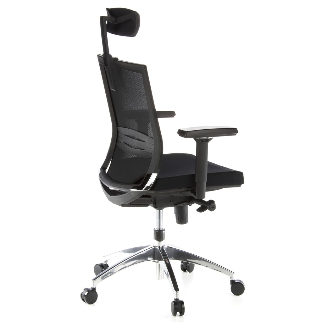 Siège de bureau / fauteuil de direction hjh OFFICE PORTO MAX tissu, noir N° de l'image du produit 5 : Siège de bureau / fauteuil de direction hjh OFFICE PORTO MAX tissu, noir