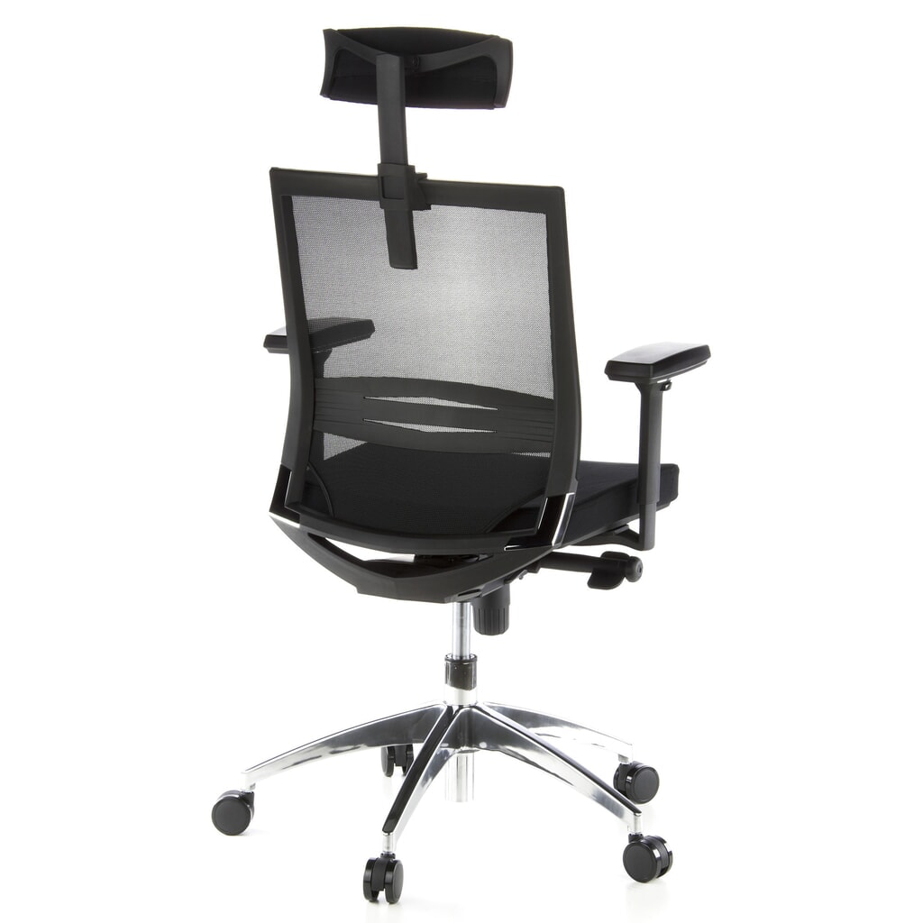 N° de l'image du produit 6 : Siège de bureau / fauteuil de direction hjh OFFICE PORTO MAX tissu, noir