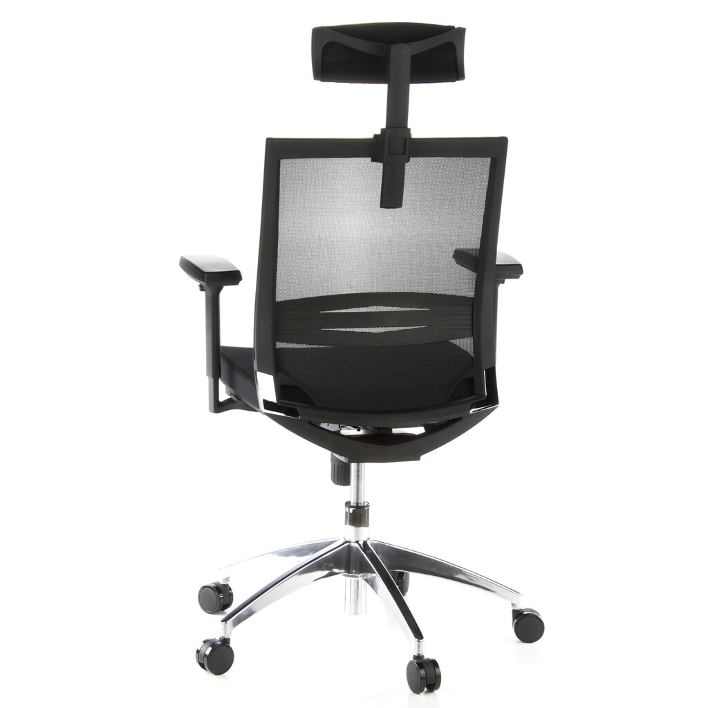 N° de l'image du produit 7 : Siège de bureau / fauteuil de direction hjh OFFICE PORTO MAX tissu, noir