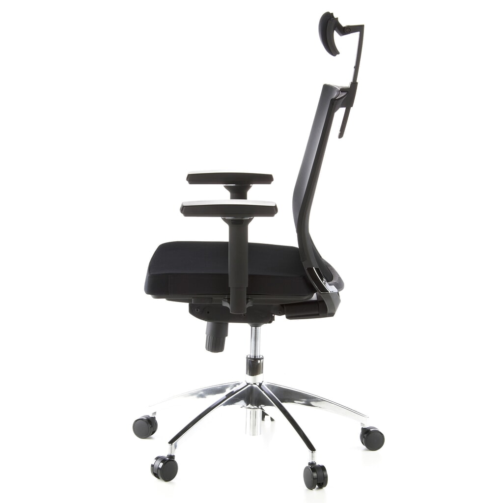 N° de l'image du produit 9 : Siège de bureau / fauteuil de direction hjh OFFICE PORTO MAX tissu, noir