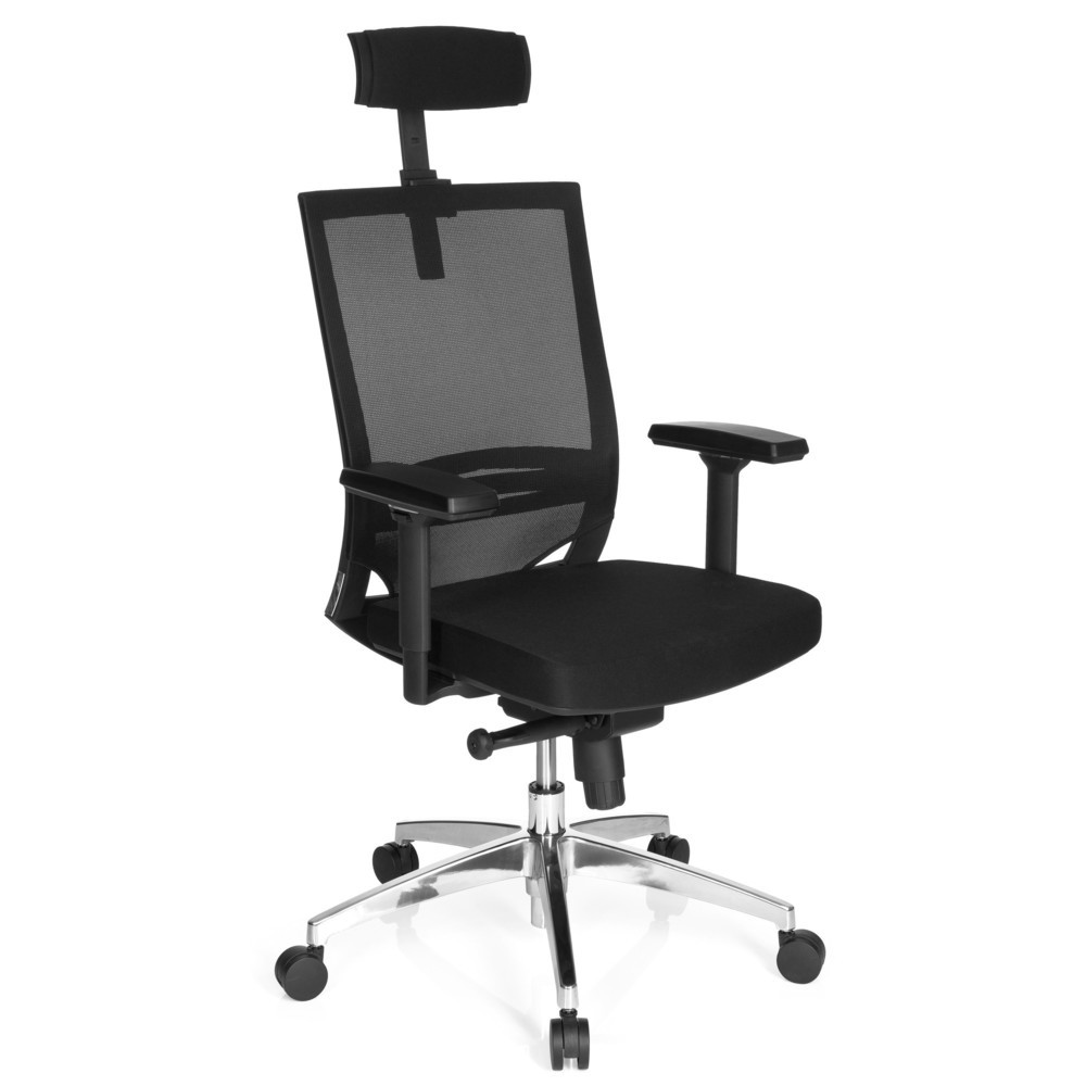 Numéro de l'image du produit 2: Siège de bureau / fauteuil de direction hjh OFFICE PORTO MAX HIGH tissu, noir